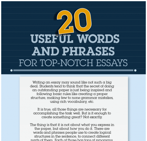 useful words and phrases for top notch essays infographic e useful words and phrases for top notch essays infographic e learning infographics