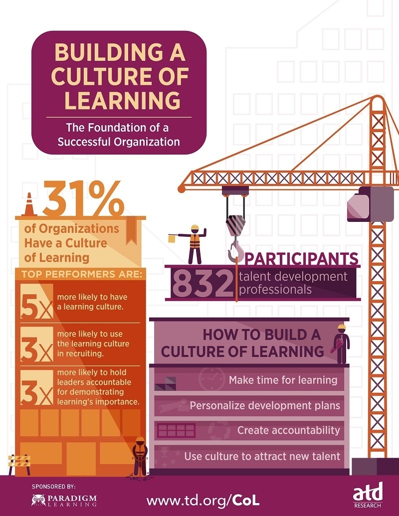 Building a Culture of Learning Infographic - e-Learning Infographics