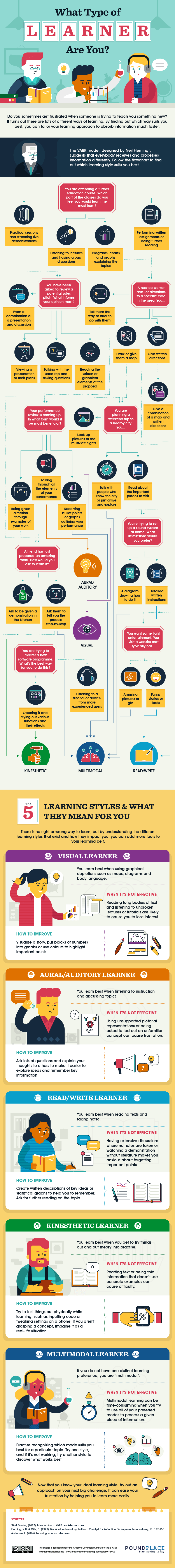 What Kind of Learner Are You? Infographic