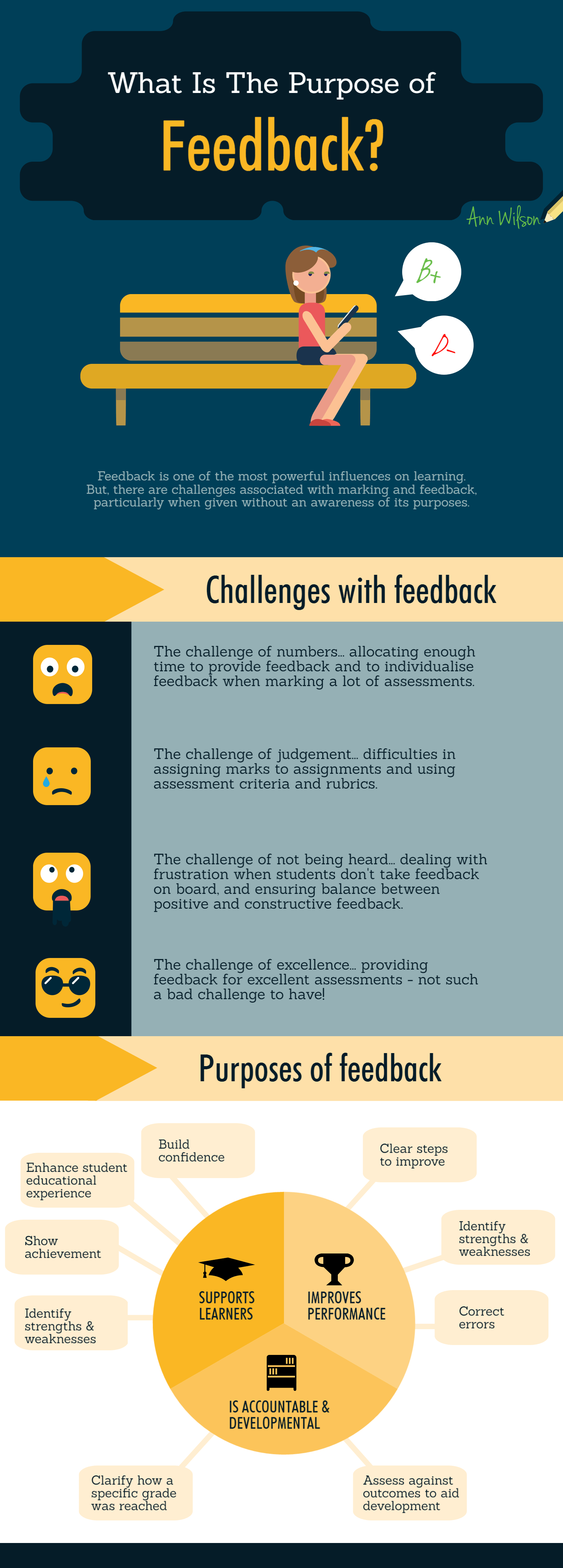 Giving Students Feedback on Assessment Infographic e Learning