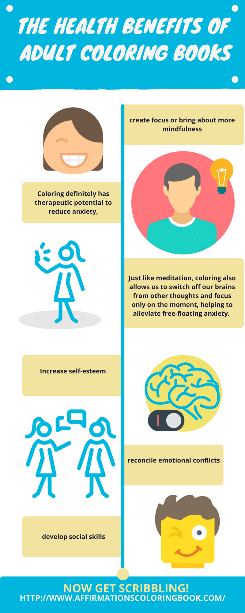 The Health Benefits Of Adult Coloring Books Infographic E Learning 